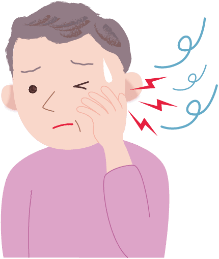 アロディニアを表現したイラスト